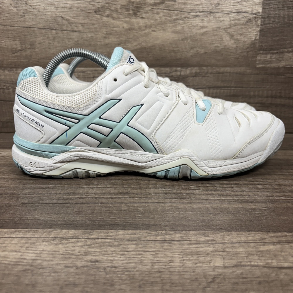Asics Gel-Challenger White Blue Womens US Size 10 EUR 42 E554Y Sneakers